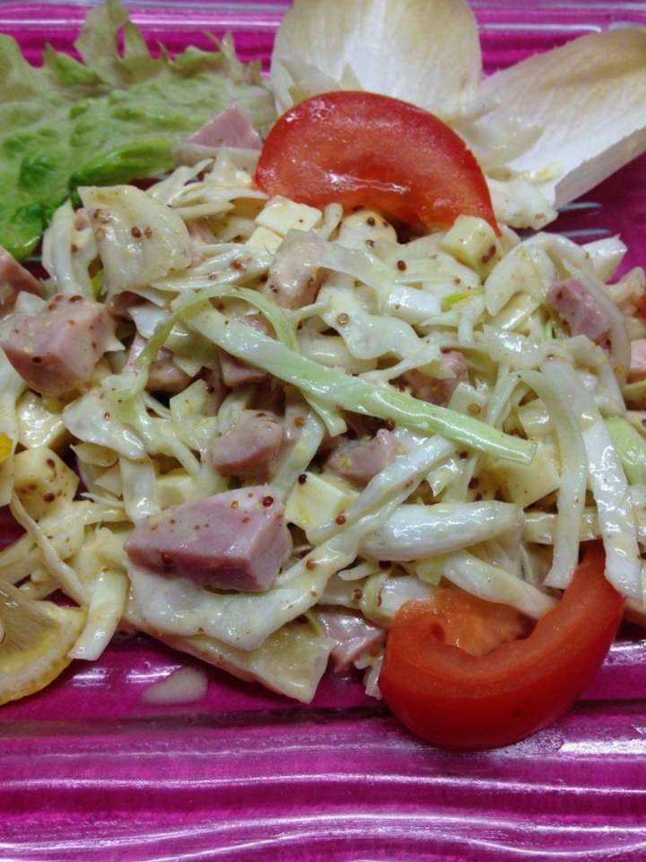 Salade Choux Jambon Emmental Sauzé-Vaussais